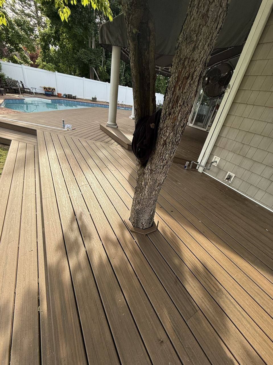 Composite decking detail